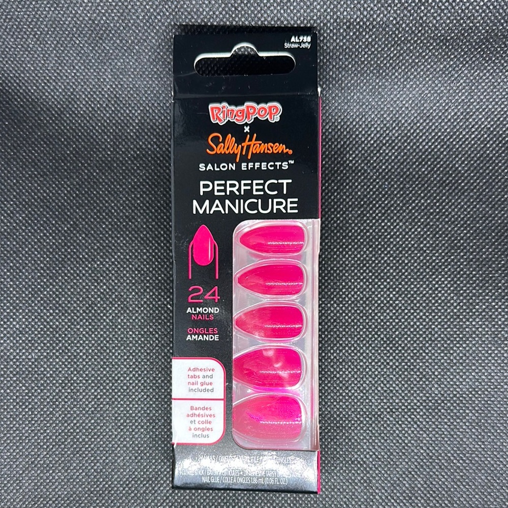 x Ring Pop Pink Press-On Nails